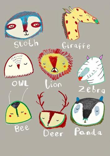 ASHLEY PERCIVAL | ANIMALS | A3 ポスター/アートプリント