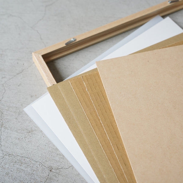 SEO FRAME | ポスターフレーム アッシュ (ヌリナシ) | 木製額縁 瀬尾製額所 正方形フレーム