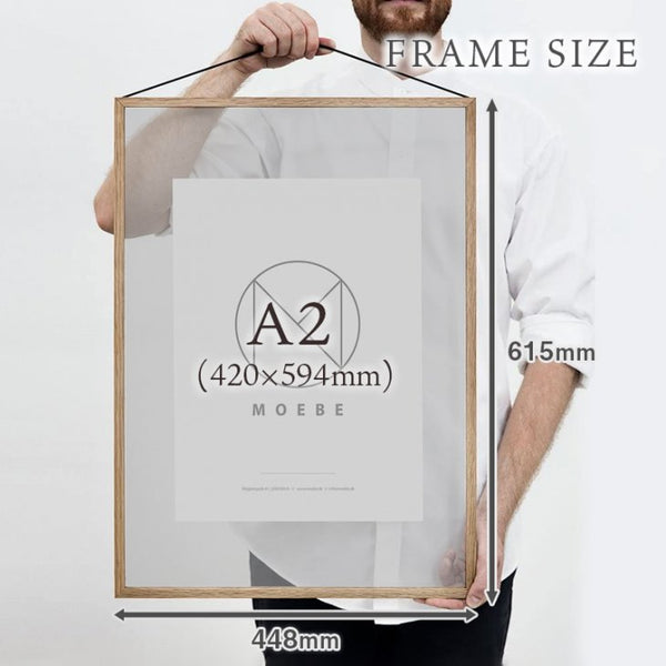 MOEBE | FRAME (oak) | ウッドフレーム 北欧 ムーベ インテリア リビング ポスターフレーム 木製 オーク