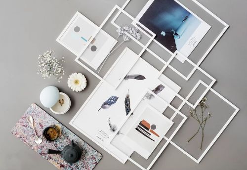 MOEBE | FRAME (white) | アルミフレーム 北欧 ムーベ リビング インテリア ポスターフレーム