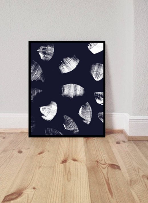 LACE & STRIPES | PRINT BRUSH V | A4 アートプリント / ポスター