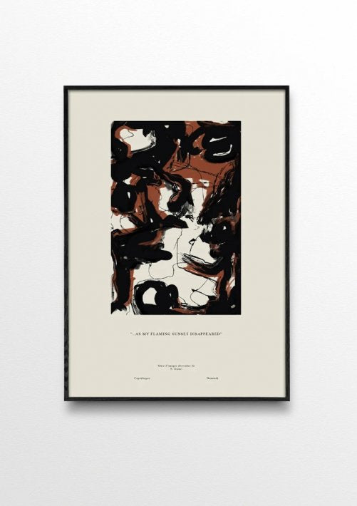 BY GARMI | Flaming | A4 アートプリント/ポスター【北欧 シンプル アート インテリア おしゃれ】