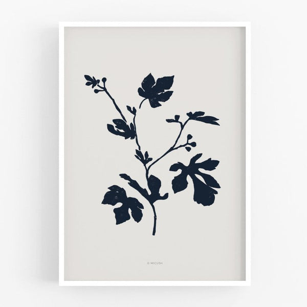 MICUSH | BOTANICAL SILHOUETTE - ART PRINT (AP146) | アートプリント/ポスター (30x40cm)