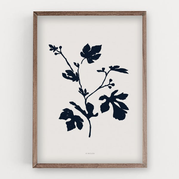 MICUSH | BOTANICAL SILHOUETTE - ART PRINT (AP146) | アートプリント/ポスター (30x40cm)