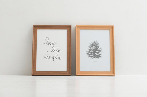 DENTO(デント) | VALLE (walnut) | 国産無垢ウッドフレーム【ポスターフレーム 額縁 ウォルナット】