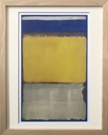 MARK ROTHKO (マーク・ロスコ) | Number 10 | アートプリント/ポスター フレーム付き 北欧 モダンアート 抽象画 アートポスター 木製