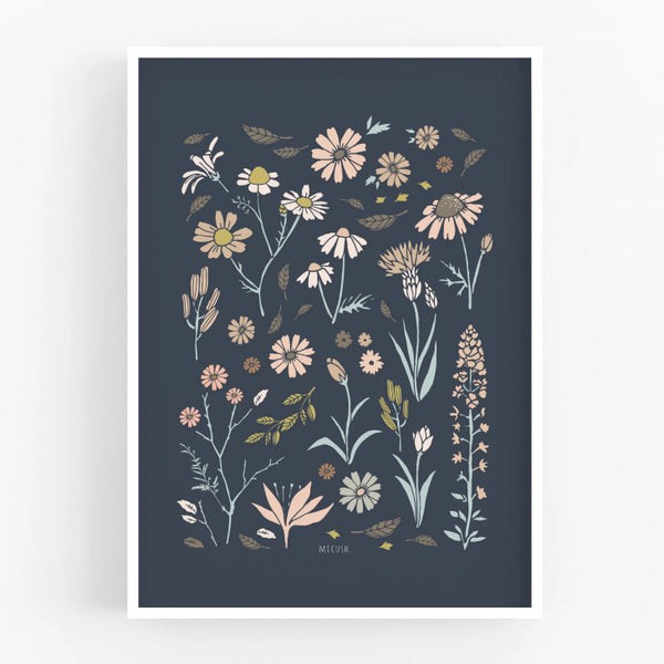 MICUSH | MEADOW NO.3 | アートプリント/ポスター (30x40cm)【北欧 シンプル インテリア おしゃれ】