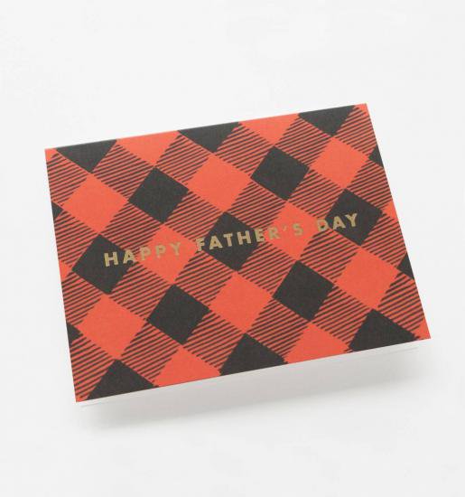 RIFLE PAPER CO. | ファザーチェック (GCHF06) | 父の日 | グリーティングカード【ライフルペーパー 手紙 ギフト】