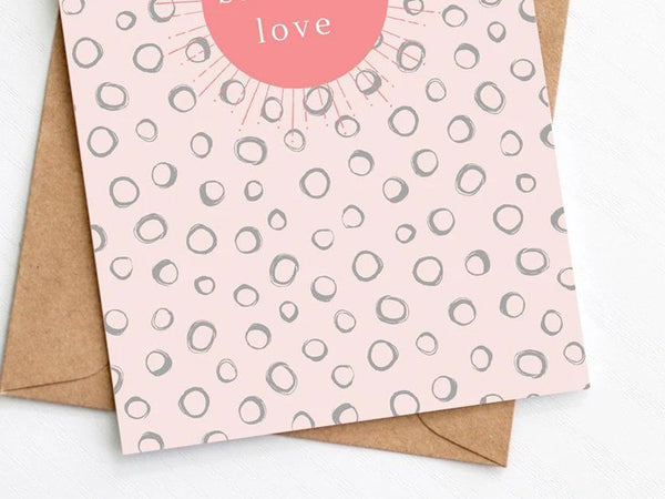 GREENWICH PAPER STUDIO | BIRTHDAY LOVE CARD (GPS-07) | グリーティングカード 誕生日