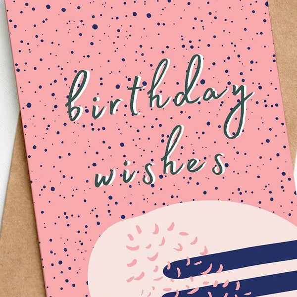 GREENWICH PAPER STUDIO | BIRTHDAY WISHES CARD (GPS-03) | グリーティングカード 誕生日