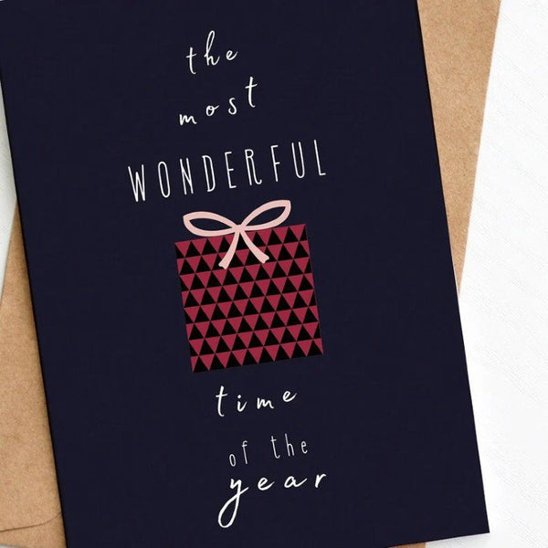 GREENWICH PAPER STUDIO | MOST WONDERFUL TIME OF THE YEAR CHRISTMAS CARD (GPS-42) | グリーティングカード クリスマス