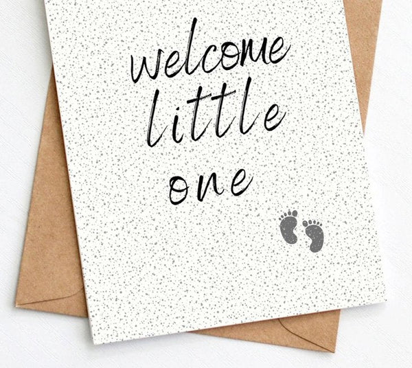 GREENWICH PAPER STUDIO | WELCOME LITTLE ONE CARD (GPS-19) | グリーティングカード 出産祝い