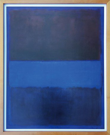 MARK ROTHKO (マーク・ロスコ) | No.61 Rust and Blue, 1953 | アートプリント/ポスター フレーム付き 北欧 モダンアート 抽象画 アートポスター