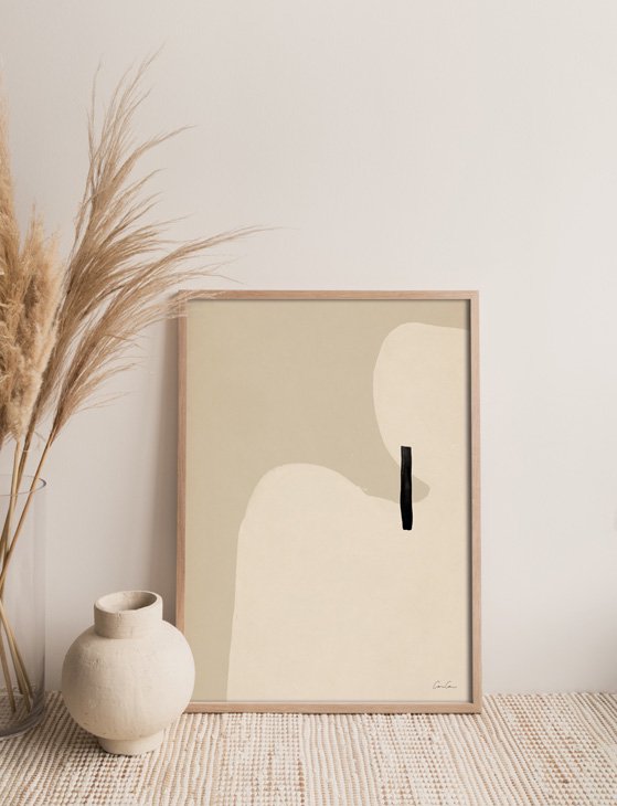 CARO CARO PRINTS | Abstract Minimalist Art Print (ABST-22) | アートプリント/アートポスター (30x40cm) 北欧 アブストラクト