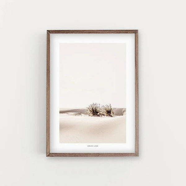SIMPLISTIC LAYERS | WHITE SAND (APS14) | アートプリント/ポスター (30x40cm) 北欧 インテリア おしゃれ
