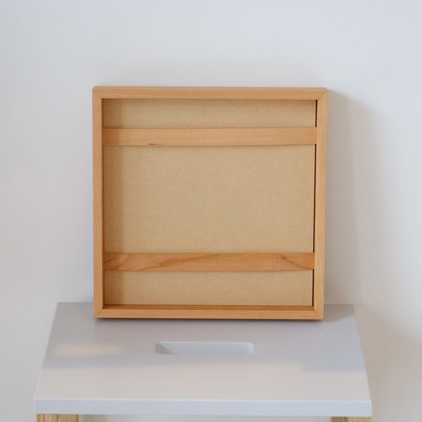 DENTO(デント) | TIPO (cherry) 25x25cm | 国産無垢ウッドフレーム ハンカチ/ポスターフレーム 額縁 チェリー