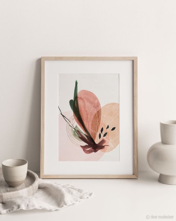 dear musketeer | Garden Shapes 1 | A3 アートプリント/ポスター 北欧 インテリア おしゃれ