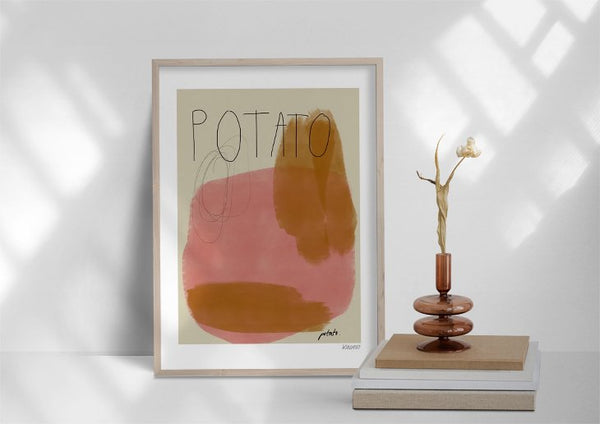THE POSTER CLUB x Lisa Wirenfelt | Potato Potato | 30x40cm アートプリント/アートポスター 北欧 デンマーク