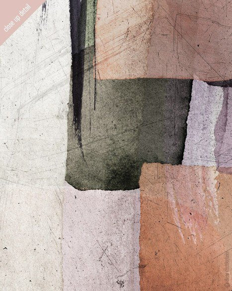 dear musketeer | SQUARE ABSTRACT WARM 1 | A3 アートプリント/ポスター 北欧 インテリア おしゃれ