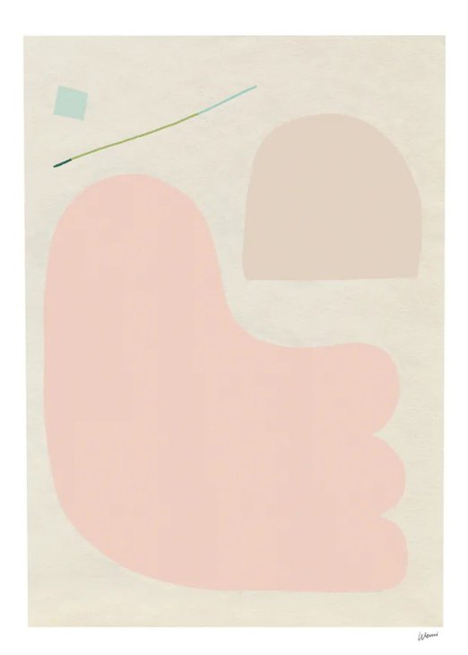 THE POSTER CLUB x Wensi Zhai | I Like Shapes 17 | 40x50cm アートプリント/アートポスター 北欧 デンマーク