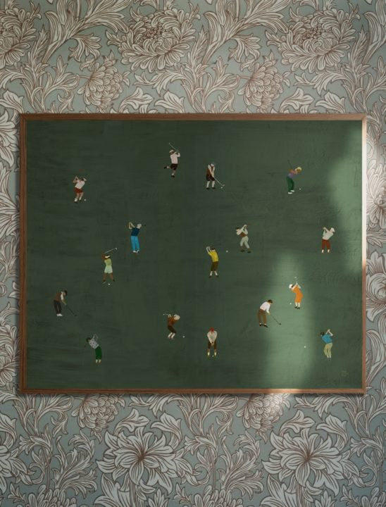 FINE LITTLE DAY | GOLFERS POSTER | アートプリント/ポスター (40x50cm) 北欧 インテリア デザイン リビング