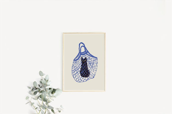 THE POSTER CLUB x Chloe Purpero Johnson | The Cats In The Bag | アートプリント/アートポスター