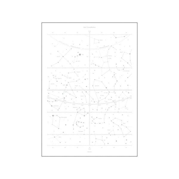 BY GARMI | Star Constellations SILVER | アートプリント/ポスター (50x70cm) | 北欧 シンプル アート インテリア おしゃれ【受注発注/納期約2ヶ月】