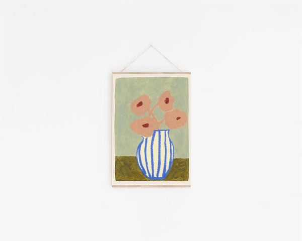 THE POSTER CLUB x Carla Llnaos | Pink Flowers | アートプリント/アートポスター