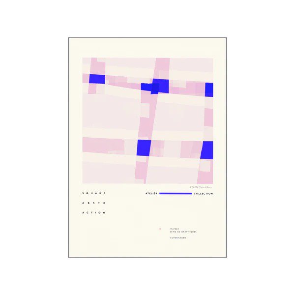 THE POSTER CLUB x Mille Henriksen | Square Abstraction | アートプリント/アートポスター
