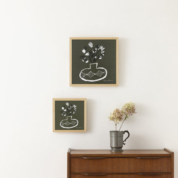 a good view (designed by TOMOKO MURATA) | グリーンベース  グリーン 北欧 アートポスター