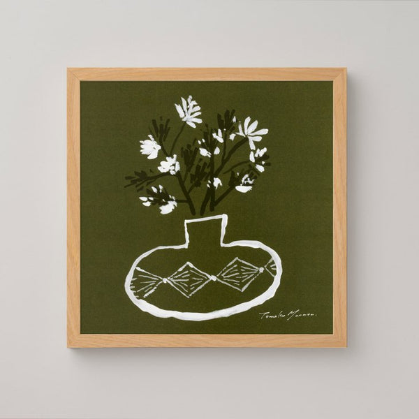 a good view (designed by TOMOKO MURATA) | グリーンベース  グリーン 北欧 アートポスター