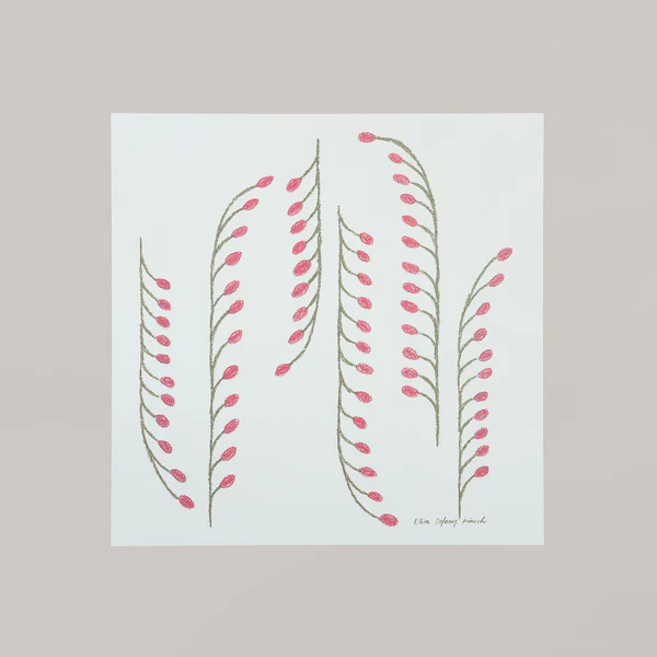 a good view | dream plants (pink) | 北欧 アートポスター おしゃれ リビング ドリームプランツ エリザ デフォッセ・菊地