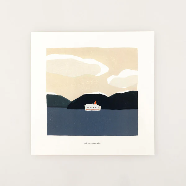 a good view | 昼のはじまり | 北欧 アートポスター おしゃれ リビング 大川菜々子