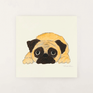 パグのアートポスター
