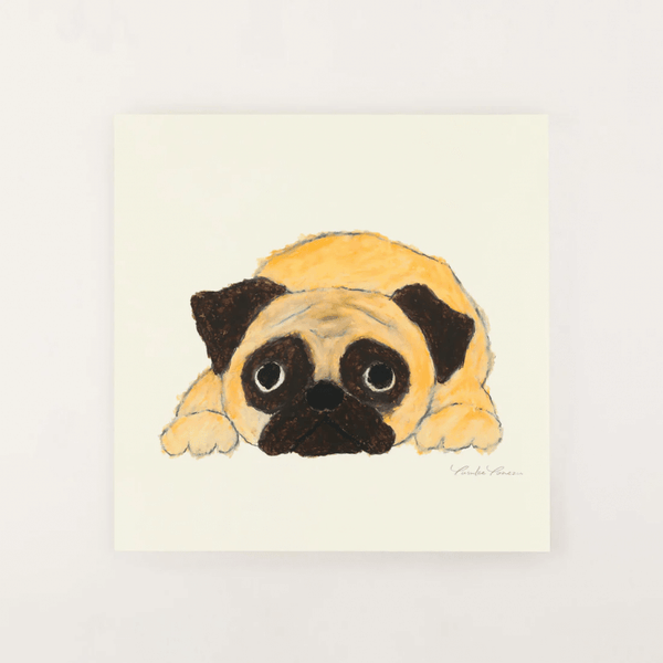 パグのアートポスター