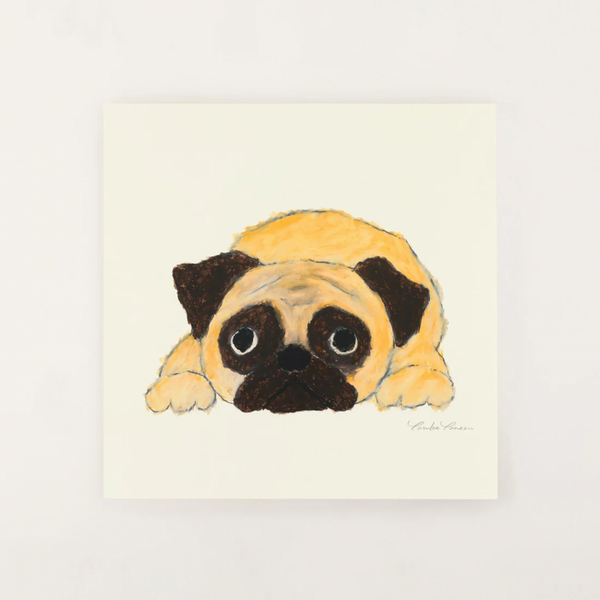 パグのアートポスター