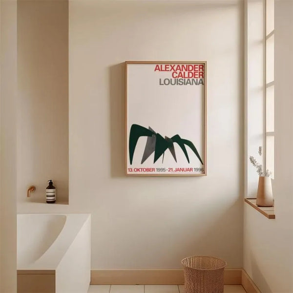 LOUISIANA | ALEXANDER CALDER - ANNIVERSARY POSTER - ANTEATER (1963) | A2 アートポスター 北欧 デンマーク ルイジアナ美術館