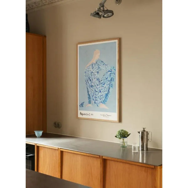 THE POSTER CLUB x SOFIA LIND | Aquarius 水瓶座 | アートポスター 北欧 ポスタークラブ ソフィアリンド 星座 みずがめ座