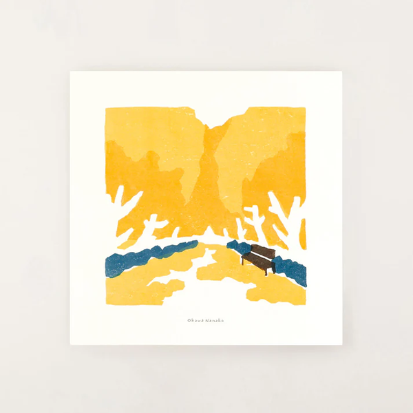 a good view | 銀杏並木 | 北欧 アートポスター おしゃれ リビング 大川菜々子