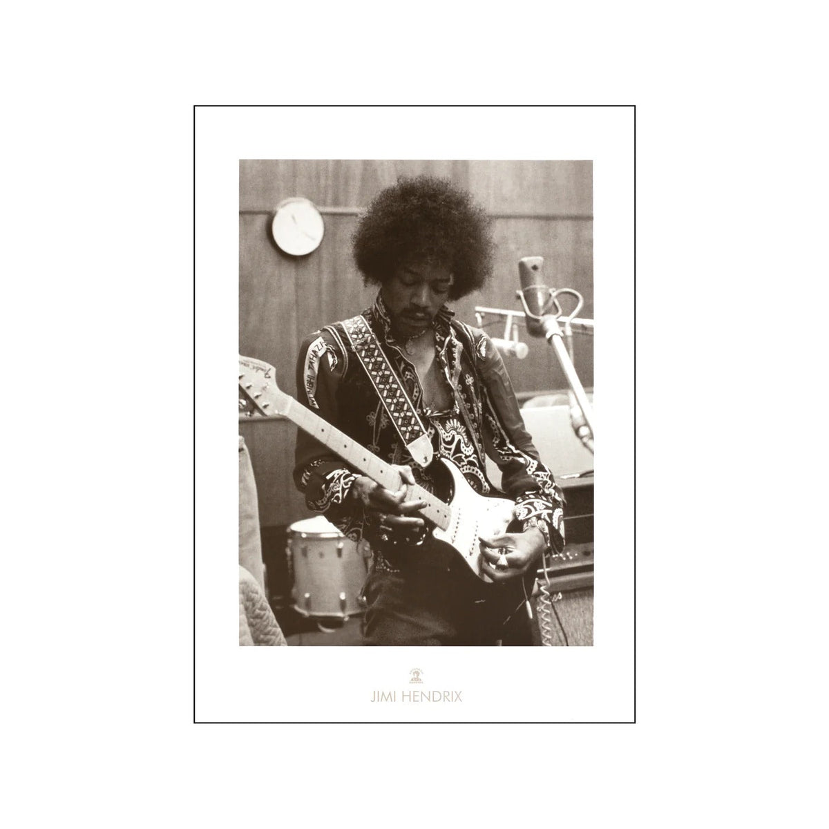 POSTERLAND | Jimi Hendrix | 60x80cm アートポスター 北欧 写真 ジミ 