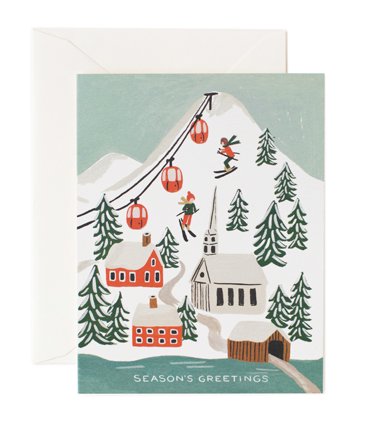 RIFLE PAPER CO. | HOLIDAY SNOW SCENE (GCX033) | クリスマス | グリーティングカード