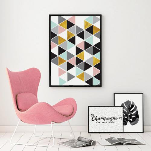 LOVELY POSTERS | TRIANGLES #1 | A3 アートプリント/ポスター