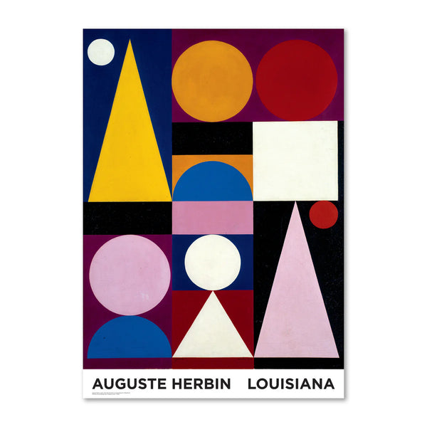 LOUISIANA | AUGUSTE HERBIN - JAUNE (1946) | A1 アートポスター 北欧 デンマーク ルイジアナ美術館