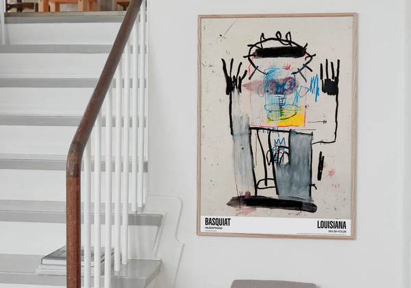 LOUISIANA | JEAN-MICHEL BASQUIAT - UNTITLED 1981 | A1 アートポスター バスキア 北欧 デンマーク ルイジアナ美術館
