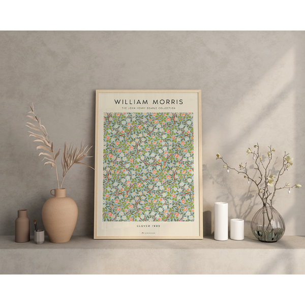 William Morris | Clover - Blue |アートプリント/アートポスター 北欧 デンマーク
