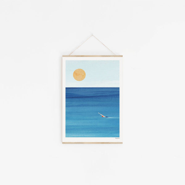 Henry Rivers | Sea Swim | アートプリント/アートポスター 北欧 デンマーク イギリス 風景