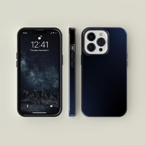 CASE-FACE | Black & Blue Gradient MagSafe iPhoneケース (iPhone 16/16 pro/16 pro max/15) アイフォン