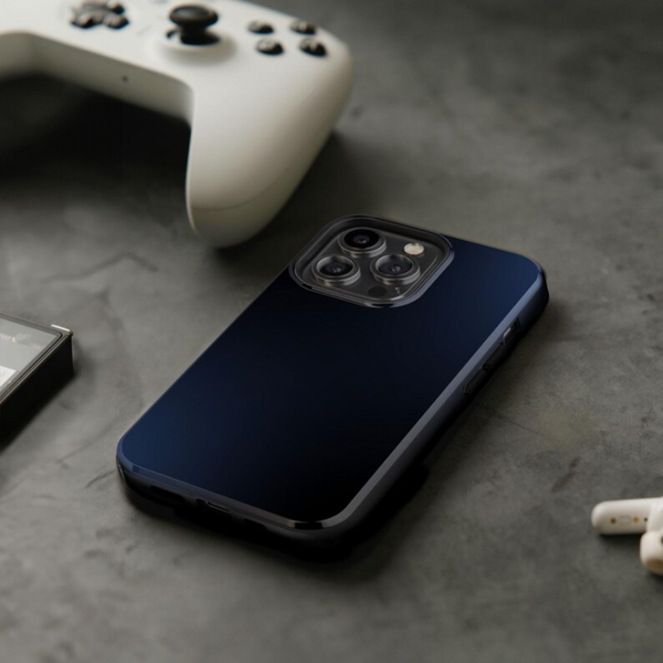 CASE-FACE | Black & Blue Gradient MagSafe iPhoneケース (iPhone 16/16 pro/16 pro max/15) アイフォン