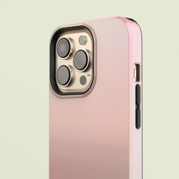 CASE-FACE | Pink and Cream Gradient MagSafe iPhoneケース (iPhone 16/16 pro/16 pro max/15) アイフォン