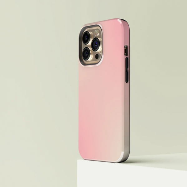 CASE-FACE | Pink and Cream Gradient MagSafe iPhoneケース (iPhone 16/16 pro/16 pro max/15) アイフォン